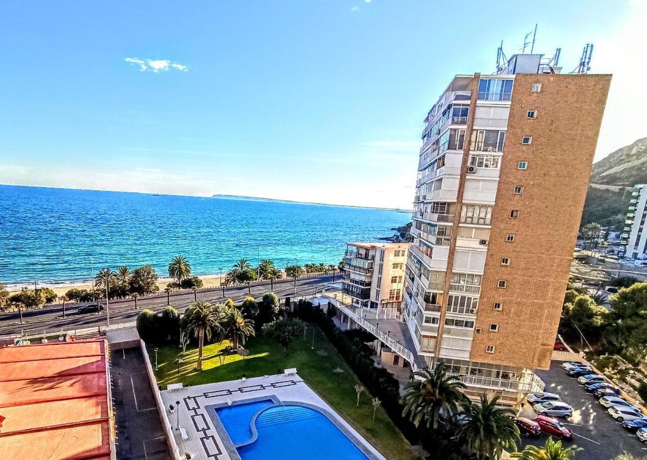 Apartamento en 1ª línea con piscina Alicante Exterior foto