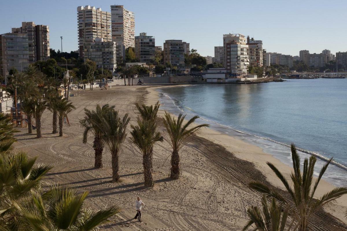 Apartamento en 1ª línea con piscina Alicante Exterior foto