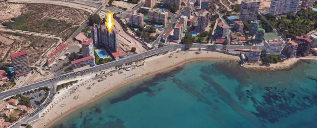 Apartamento en 1ª línea con piscina Alicante Exterior foto