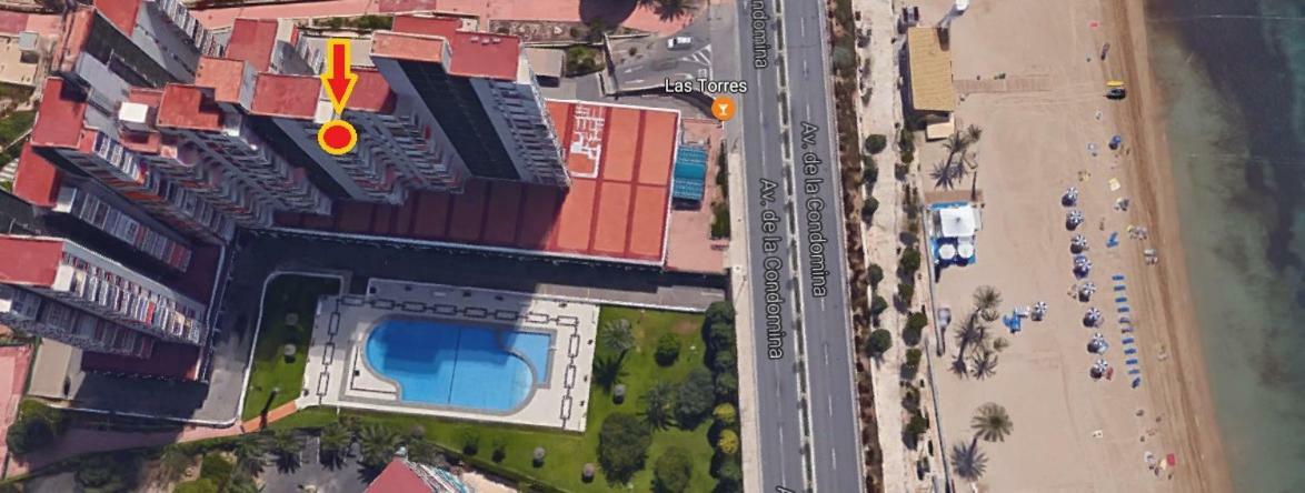 Apartamento en 1ª línea con piscina Alicante Exterior foto
